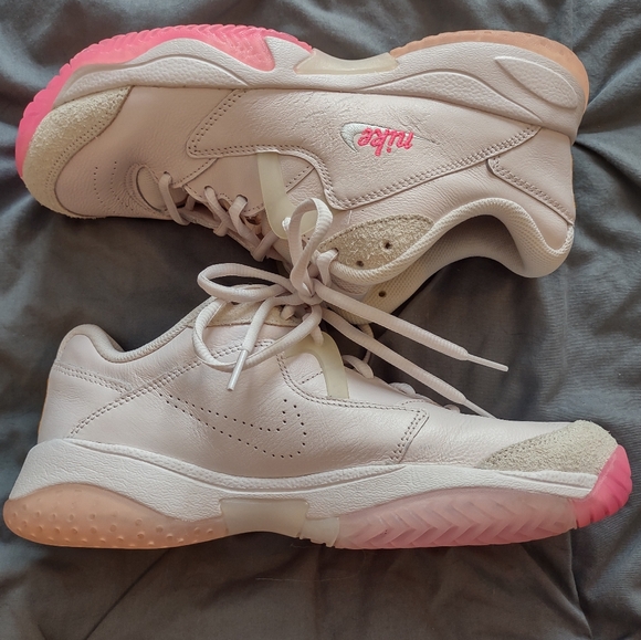 Nike Court Lite 2 Pale Pink / White-Racer Pink Men’s Size 8 CJ6781-600 - Picture 5 of 12